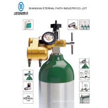 Cylindre médical portatif de gaz d&#39;oxygène de l&#39;aluminium 10L